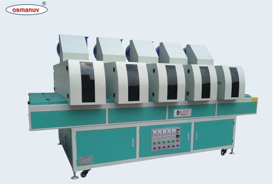 Yüksek Hızlı 5 Lambalı UV Kürleme Makinesi, Anında Mürekkep Kurutma İçin Özelleştirilebilir Konveyörlü