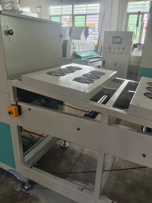 Profesyonel 400 mm kazık kaplama makinesi 0.1-10m/Min Otomatik geri sarma