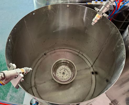 Tam otomatik kaplama hattı 24 istasyon pulp kalıplı ürün için spin kaplama makinesi