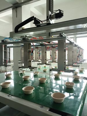 Döner taban vakum emici pulp kalıplı spin kaplama üretim hattı
