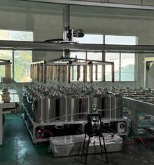 24 İstasyonlu, Hamur Kalıplı Gıda Kapları İçin Su Geçirmezlik Özellikli Yüksek Hızlı Döndürerek Kaplama Hattı