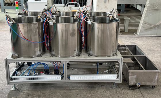 Altı istasyonlu Dönüş Kaplama Makinesi Pulp Kalıplama Gıda Paketleri ve Endüstriyel Paketler