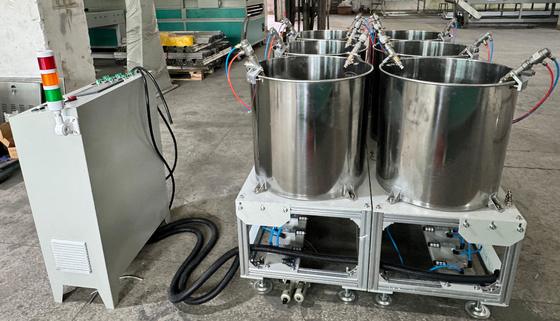 Gıda Ambalajı Selüloz Kalıplı Ürün Kaplaması İçin Kompakt ve Çok Fonksiyonlu Döner Kaplama Makinesi