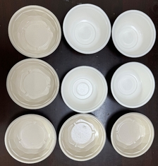 Kavanoz Kapak Gıda Paketleme Tepsisi Su için Çıkan Yağ Döşeme Altı İstasyon Döner Kaplama Makinesi Bambu Kağıdı Şekerlemesi