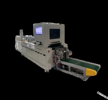 150 m/dakika baskı hızına sahip, 2.500 mm'ye kadar özelleştirilebilir genişlikte ve CMYK + beyaz + vernik konfigürasyonlarında yüksek hızlı tek geçişli dijital yazıcı