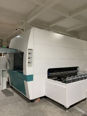 Şarap tepsileri ve kozmetik ambalajları için yüksek verimli otomatik püskürtme kaplama hattı (dış yüzey)