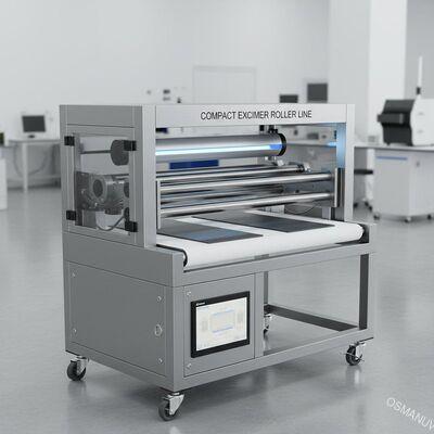 Kompak Yüksek Kaliteli Ekzimer Rulo Kaplama ve Deri Yumuşak Paneller için Düzleştirme Liniyası