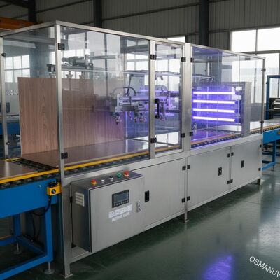 UV Boya Püskürtme Kaplama Hattı, Laminant Panel Bitirme ve Anında Kürleme İçin