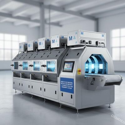 ENERJİ TASARRUFLU ENDÜSTRİYEL MİKRODALGA KONVEYÖR KURUTUCU – ÖZELLEŞTİRİLEBİLİR MAGNETRON DÜZENİ & HAVA AKIŞI