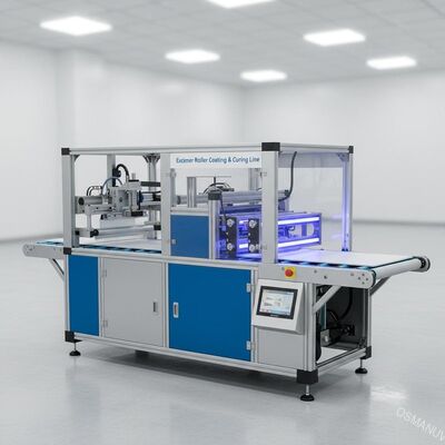 Kompak Yüksek Kaliteli Ekzimer Rulo Kaplama ve Deri Yumuşak Paneller için Düzleştirme Liniyası