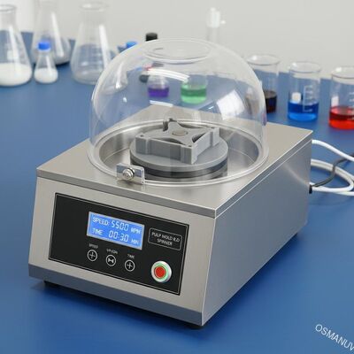 Pulp Kalıplı Yemek Kutusu için Tek İstasyonlu Dönüş Kaplama Makinesi Ar-Ge - Programlanabilir Hız 100-10,000 RPM, Formül Geliştirme için Özelleştirilebilir Bileşenlerle