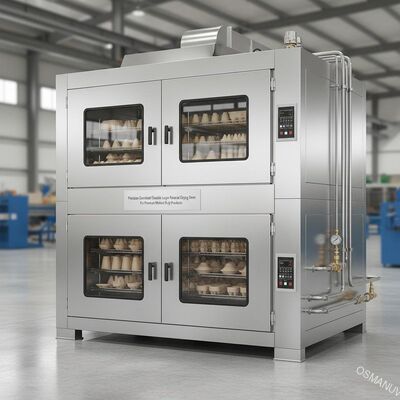 Premium Kalıplanmış Kağıt Hamuru Ürünleri İçin Hassas Kontrollü Çift Katmanlı Doğal Gaz Kurutma Fırını