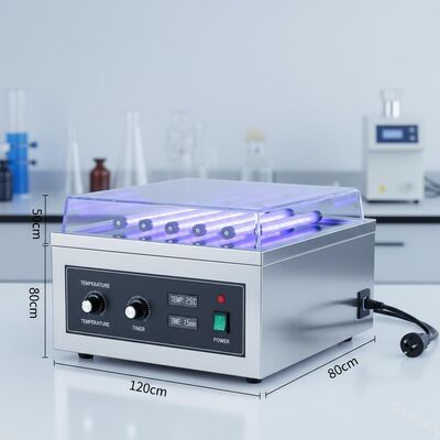 120*80*50cm UV Işınlama Makinesi AC220V güç kaynağı için ısı kontrol aralığı 0-99C