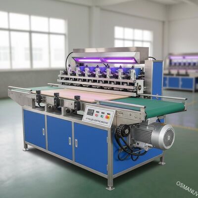 Motorlu 9KW 850mm Yükseklik Ahşap Uv Rulo Kaplama Makinesi