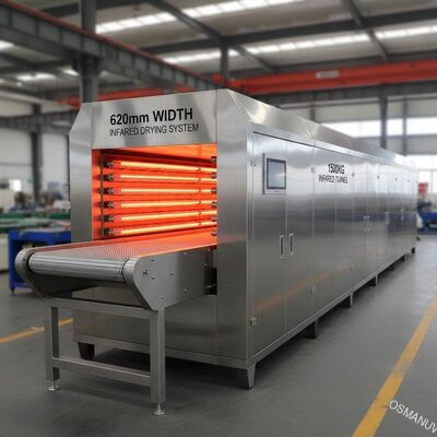 620mm Genişlik Kızılötesi Kurutma Sistemleri, 1500kg Kızılötesi Tünel