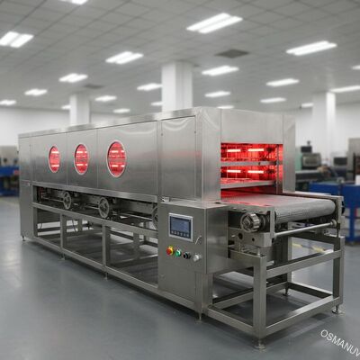 Paslanmaz Çelik İletim Sistemi Kızılötesi Kurutma Makinesi 1320mm