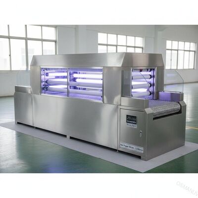 20m / Min Kurutma Ultraviyole Işınları Ir Tüneli 1320mm Net Kağıt Genişliği