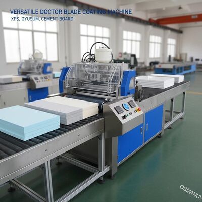 Kompozit paneller için çok yönlü Doktor Blade Kaplama Makinesi - XPS, Alçı, Çimento Tahta