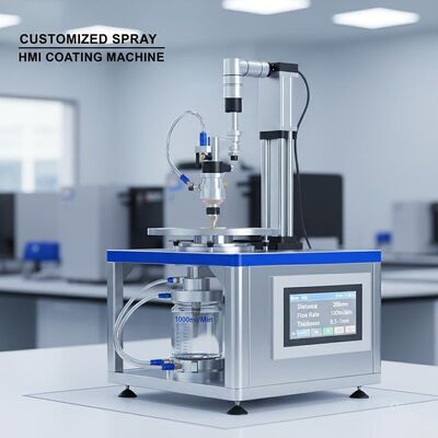 Özel Sprey HMI Kaplama Makinesi 200mm Mesafe 1000ml / Min 0.1-3mm