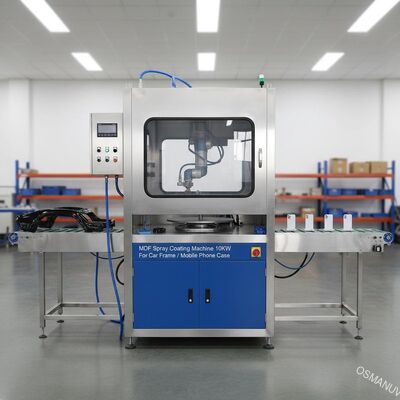 Araç çerçeve / cep telefonu kılıfı için 10KW MDF püskürtme kaplama makinesi