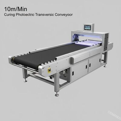 10m / Min 1320mm Genişlik Kürleme Fotoelektrik Enine Konveyör