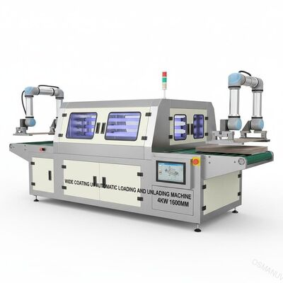 Geniş Kaplama Uv Otomatik Yükleme ve Boşaltma Makinesi 4KW 1600mm