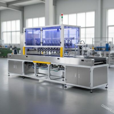 UV Sprey Kaplama Konveyör Sistemli Otomatik Boşaltma Makinesi Uzunluğu 1800mm