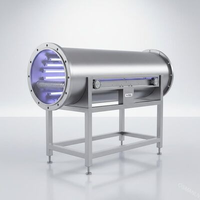 Sus 304 Paslanmaz Çelik Boru Işık Dalgası UV Işınlama Makinesi 1m / Min
