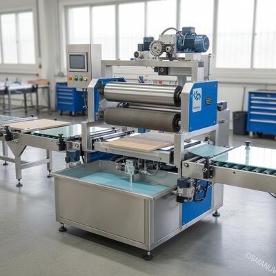 Çeşitli substratlar için özelleştirilebilir iki rulo kaplama makinesi - cam, metal, kompozit tahtalar