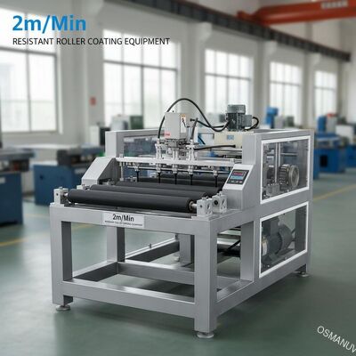 2m / Min Dirençli Rulo Kaplama Ekipmanı 300mm İşleme Uzunluğu