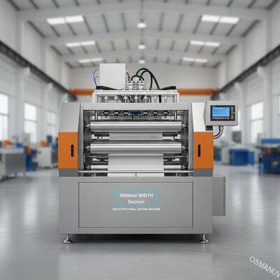 2000mm Genişlik 5m / Min Çok Fonksiyonlu Kaplama Makinesi 3 Silindir