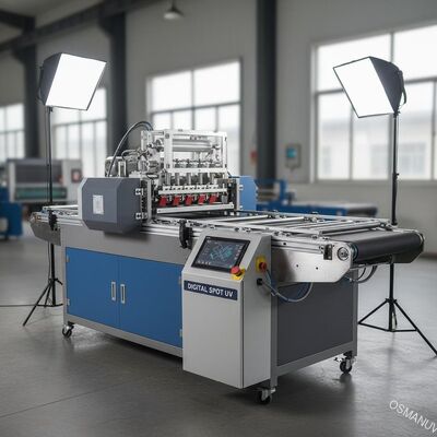 1.5mm Çelik Levha 2.2KW Konveyör Dijital Nokta Uv Ters Rulo Kaplayıcı