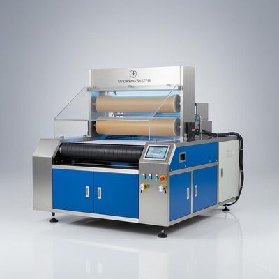 Dijital Baskı için 10KW Silikon Rulo UV Kaplama Makinesi