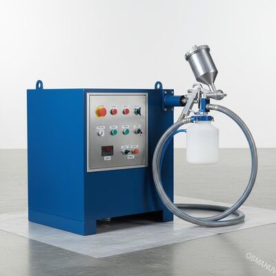 İyi Dolgunluk ile 50mm Kalın 380V 50HZ Boya Püskürtme Kaplama Makinesi