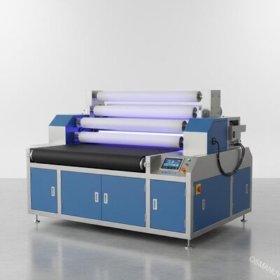 Dijital Baskı İçin W1320mm 15m / Min Silikon Rollet Uv Kaplama Makinesi