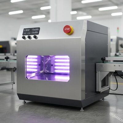 6.8KW 15m / Min Durdurma Anahtarı Yansıtıcı UV Kürleme Makinesi / Uv Led Kürleme Sistemi
