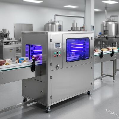 Sürekli Gıda Yüzeyi Sterilizasyonu için Yüksek Verimli UV-C Konveyör Tüneli | Paketlenmiş Ürünler için Özelleştirilebilir