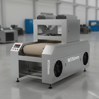 6.8KW W550mm Konveyör Bant UV Kürleme Makinesi Hava Soğutma Sistemi