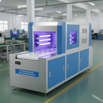 8m / Min AC 220V 4.8KW UV Kürleme Makinesi Toz Pas Önleme