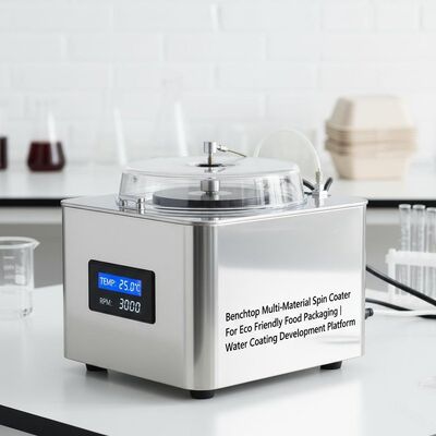 Benchtop Ekoloji Dostu Gıda Ambalajları İçin Çok Malzemeli Dönüş Kaplama Plağı.