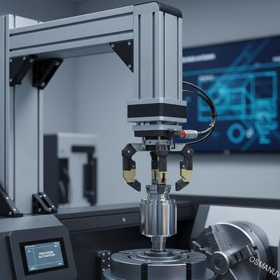 Hassas bileşen işleme yönelik hassasiyetli 5 eksenli Gantry Robotu - CNC yükleme / boşaltma otomasyonu