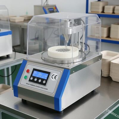 Tek Çalışma İstasyonu Spin Coater Gıda Ambalajı için Kağıt Pulp Kalıplama CE Sertifikasyonu