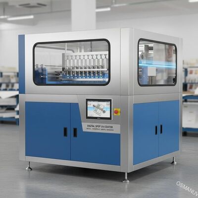 Dijital Nokta Uv Kaplama Makinesi Sprey Boya 380VAC W1300mm