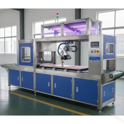 Entegre Levha Hattı UV Kaplama Makinesi 1500mm Püskürtme Tabancası 380VAC