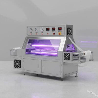 Film / Kağıt için 18KW SS304 Mesh Bant UV Kür Makinesi