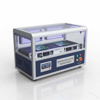 Hassas Elektronik Ürünler İçin Zorla Hava Soğutma UV Kür Makinesi 380V