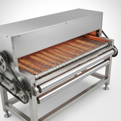920mm Kızılötesi Kurutma Makinesi Paslanmaz Çelik İletim Sistemi