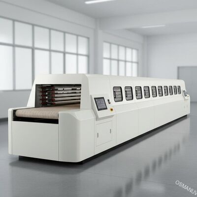 W920mm 10m Isıtma Tesviye Kızılötesi Kurutma Makinesi Bilgisayar Beyaz