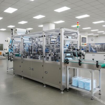 ISO9001 20KW Cerrahi Yüz Maskesi Yapma Makinesi / Cerrahi Maske Üretim Hattı