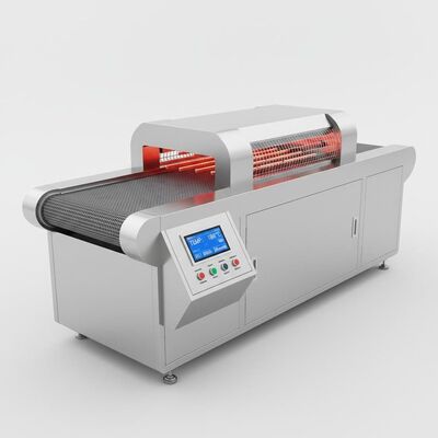 Teflon Kızılötesi Kurutma Makinesi Teflon Konveyör Bant Sistemi Sıcaklık Kontrolü